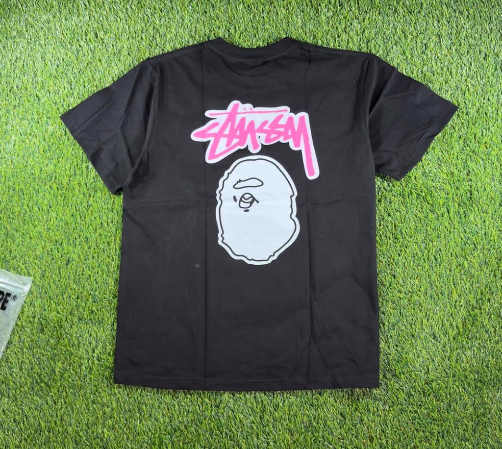 BapexStussy Pink